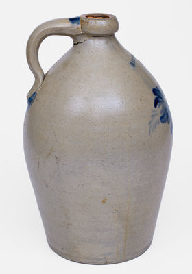 2 Gal. HARRISBURG, PA Stoneware Jug attrib. William Moyer, c1858-61