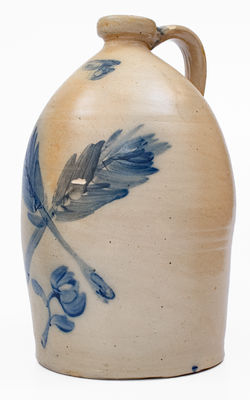 Rare 3 Gal. PFALTZGRAFF & CO. / YORK, PA Stoneware Jug, c1855-80