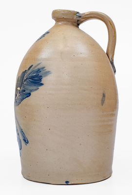 Rare 3 Gal. PFALTZGRAFF & CO. / YORK, PA Stoneware Jug, c1855-80