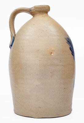Rare 3 Gal. PFALTZGRAFF & CO. / YORK, PA Stoneware Jug, c1855-80
