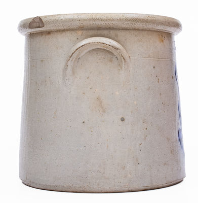3 Gal. F. B. NORTON & CO. / WORCESTER, MASS. Stoneware Crock w/ Parrot Decoration