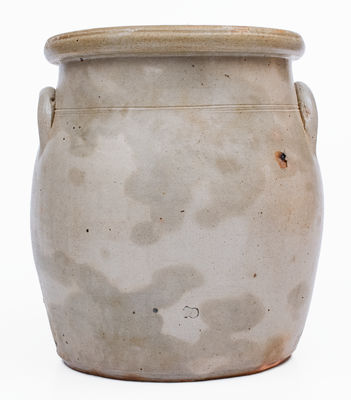 3 Gal. F. B. NORTON & CO. / WORCESTER, MASS. Stoneware Jar w/ Parrot Decoration