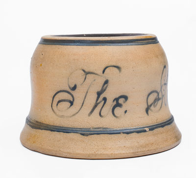 Unusual Large-Sized Spittoon Inscribed 