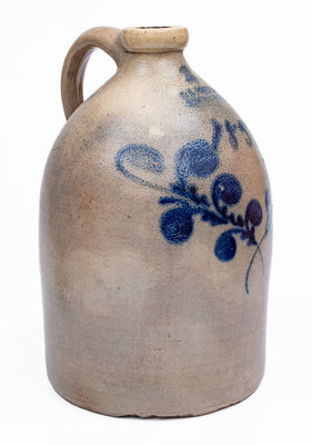 2 Gal. F. B. NORTON & CO. / WORCESTER, MASS. Stoneware Jug Dated 