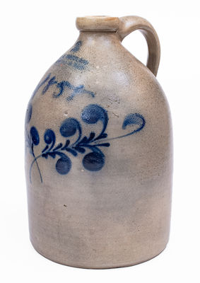 2 Gal. F. B. NORTON & CO. / WORCESTER, MASS. Stoneware Jug Dated 