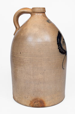 Scarce 4 Gal. E. & L. P. NORTON / BENNINGTON, VT w/ Wreath Dated