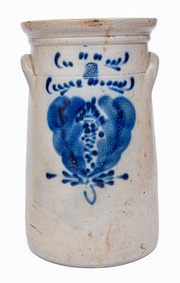 Stoneware Churn attrib. Somerset Potters Works, Massachusetts, c1870