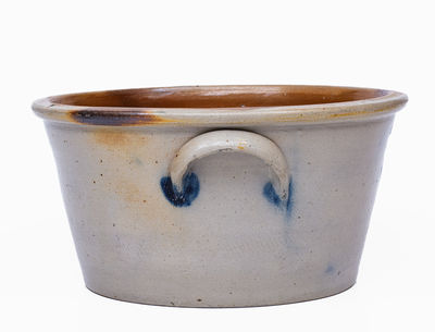 Rare CLARK & FOX, Athens, NY Stoneware Bowl, c1829-38