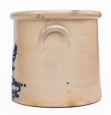 3 Gal. F. B. NORTON & CO. / WORCESTER, MASS. Stoneware Pecking Chicken Crock