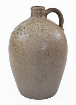 Scarce N. FOX Stoneware Jug, Nicholas Fox, Chatham County, NC