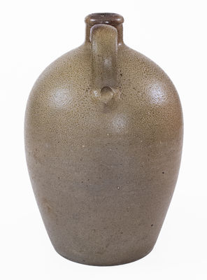 Scarce N. FOX Stoneware Jug, Nicholas Fox, Chatham County, NC