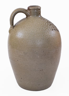Scarce N. FOX Stoneware Jug, Nicholas Fox, Chatham County, NC