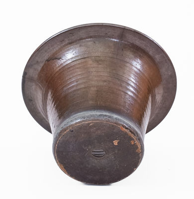 Extremely Rare POE & CO (Fayetteville, NC) Large Stoneware Flowerpot, circa 1890 s