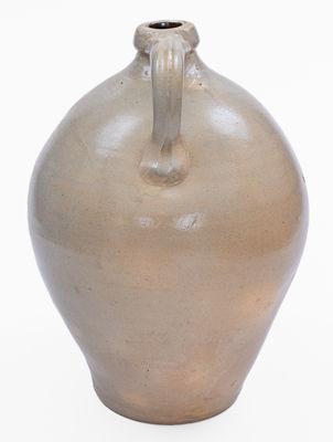 SMITH & BRICKNER / 221 WASHINGTON ST ALBANY, NY Stoneware Jug, c1845