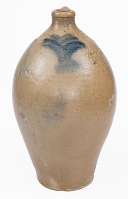 Scarce 2 Gal. BOYNTON Stoneware Jug, Albany, NY, c1815-20