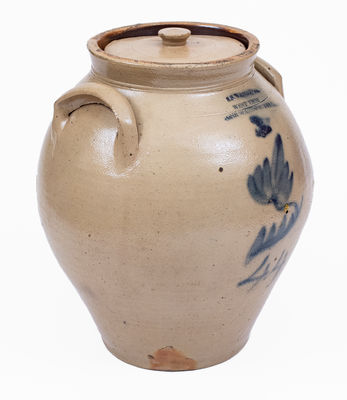Extremely Rare S. S. WANDELL / WEST TROY / STONE WARE FACTORY Jar Dated 