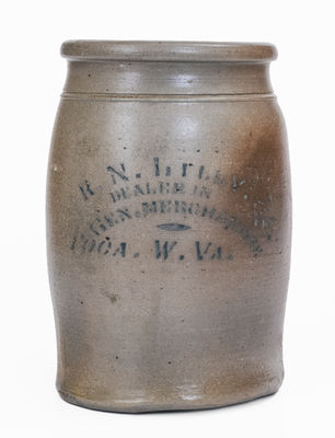 Rare Voca, West Virginia Stoneware Advertising Jar