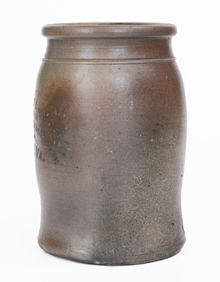 Rare Voca, West Virginia Stoneware Advertising Jar
