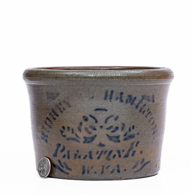 Rare RICHEY & HAMILTON / PALATINE, W. VA Stoneware Bowl