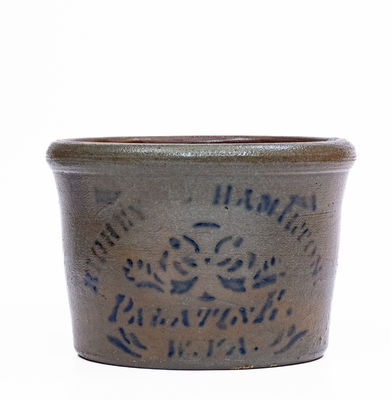 Rare RICHEY & HAMILTON / PALATINE, W. VA Stoneware Bowl