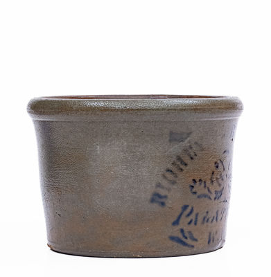 Rare RICHEY & HAMILTON / PALATINE, W. VA Stoneware Bowl