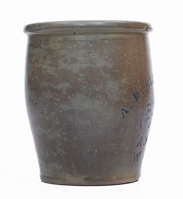 Rare Andy, West Virginia Stoneware Advertising Jar