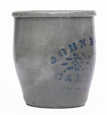 Rare Cameron, West Virginia Stoneware Advertising Jar