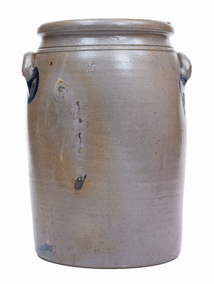 4 Gal. PALATINE POTTERY CO. / PALATINE, W VA Stoneware Stenciled Horse Jar