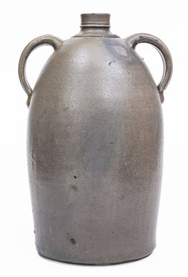 4 Gal. JAMES HAMILTON & CO. / GREENSBORO, PA Stoneware Double-Handled Jug