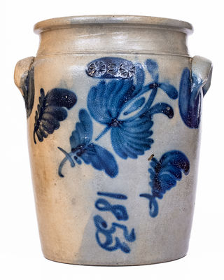 Dated 1853 Beaver, Pennsylvania Stoneware Jar