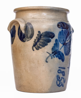 Dated 1853 Beaver, Pennsylvania Stoneware Jar