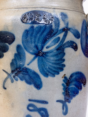 Dated 1853 Beaver, Pennsylvania Stoneware Jar