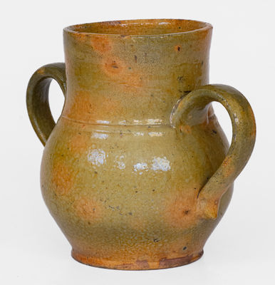 Glazed Redware Vase, probably New England, early to mid 19th century