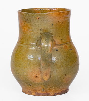 Glazed Redware Vase, probably New England, early to mid 19th century