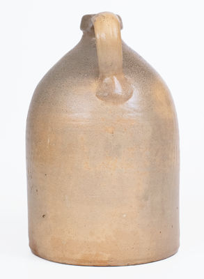 W.H. FARRAR & CO. / GEDDES, NY Stoneware Jug w/ Elaborate Bird on Branch Motif