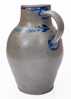 Fine Baltimore Stoneware Pitcher, possibly H.R. Marshall, c1815-22