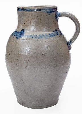 Fine Baltimore Stoneware Pitcher, possibly H.R. Marshall, c1815-22