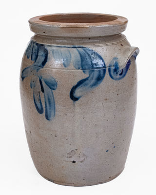 Unusual P. HERRMANN, Baltimore, MD Stoneware Jar w/ Star on Underside