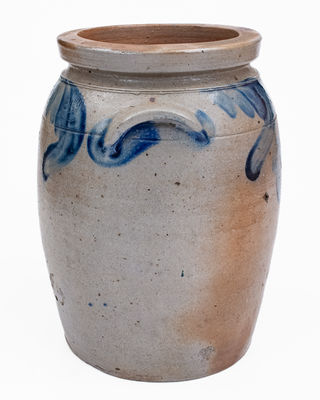 Unusual P. HERRMANN, Baltimore, MD Stoneware Jar w/ Star on Underside