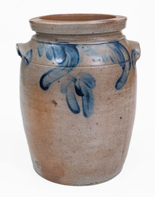 Unusual P. HERRMANN, Baltimore, MD Stoneware Jar w/ Star on Underside