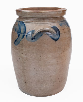 Unusual P. HERRMANN, Baltimore, MD Stoneware Jar w/ Star on Underside
