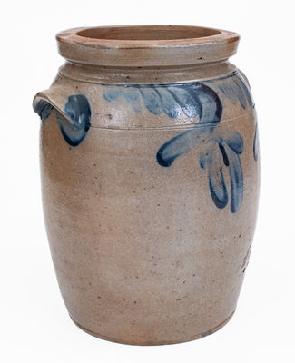 Unusual P. HERRMANN, Baltimore, MD Stoneware Jar w/ Star on Underside