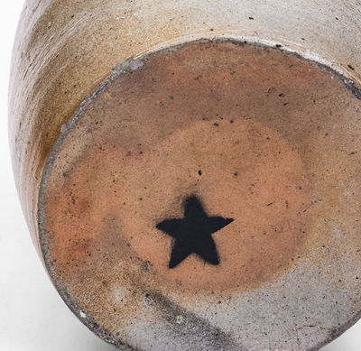 Unusual P. HERRMANN, Baltimore, MD Stoneware Jar w/ Star on Underside
