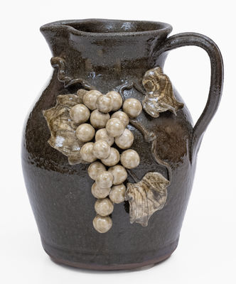 Michael Crocker Alkaline-Glazed Grapes Pitcher, Lula, Georgia, 2016