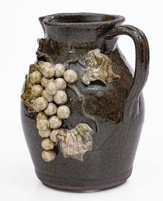 Michael Crocker Alkaline-Glazed Grapes Pitcher, Lula, Georgia, 2016