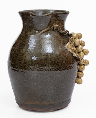 Michael Crocker Alkaline-Glazed Grapes Pitcher, Lula, Georgia, 2016