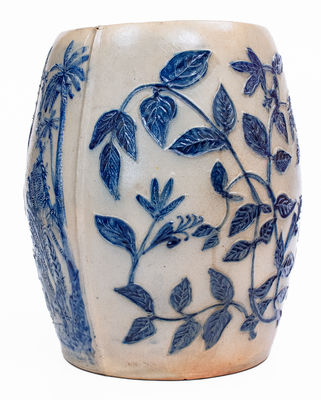 Whites Utica Molded Stoneware Water Cooler w/ Christopher Columbus Scene