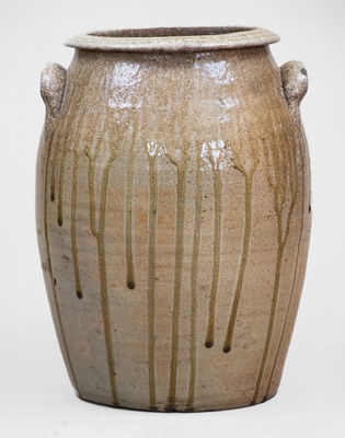Five-Gallon attrib. Solomon Loy (Alamance County, NC) Salt-Glazed Stoneware Jar