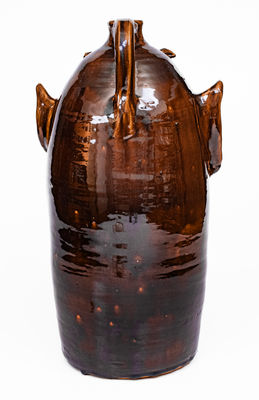 Large Brown s Pottery / Arden, NC 1989 Stoneware Devil Face Jug