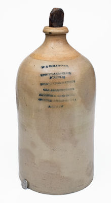 Rare ALBANY, NY Jug w/ Profuse Advertising: DRUGS, MEDICINES, PAINTS, OILS AND DYE STUFFS